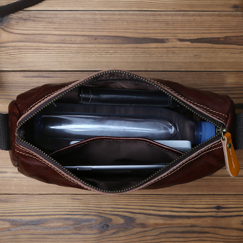 Men's Genuine Leather Shoulder Bag