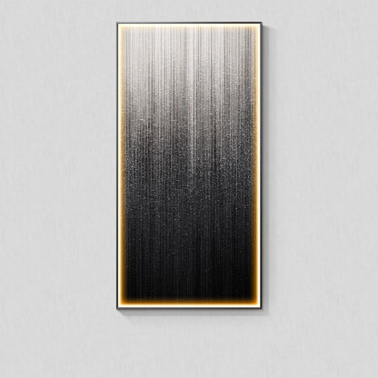 Modern Light Luxury Wall Abstract With Light Hanging Picture