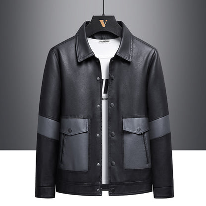 The Hawke Leather Lapel Jacket