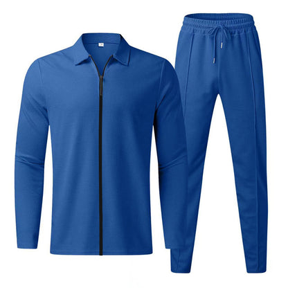 Fashion Zipper Cardigan Casual Sports Suit