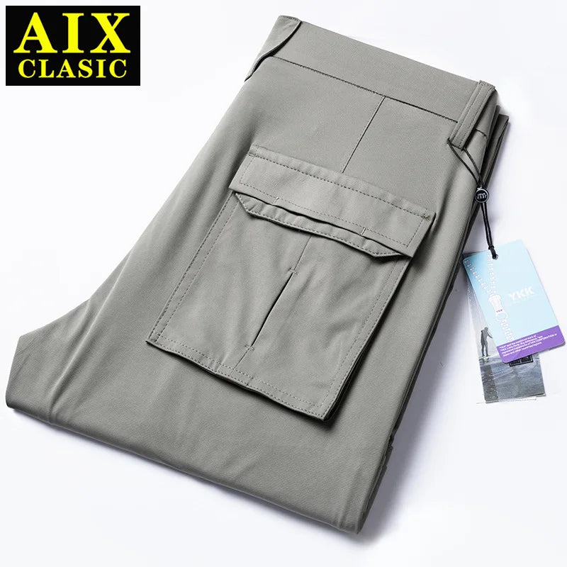 High Quality Casual Pants Men Military Tactical Joggers Camouflage Cargo Pants Multi-Pocket Fashions Black Army Trousers