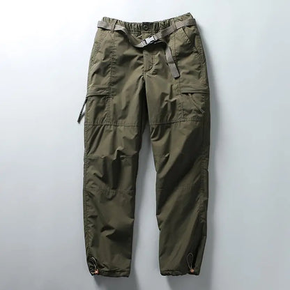 S-6XL Tooling Pants Thick Waterproof Fleece Cargo Pants Men Women Winter Outdoor Multi-pockets Loose Straight Overall Trousers