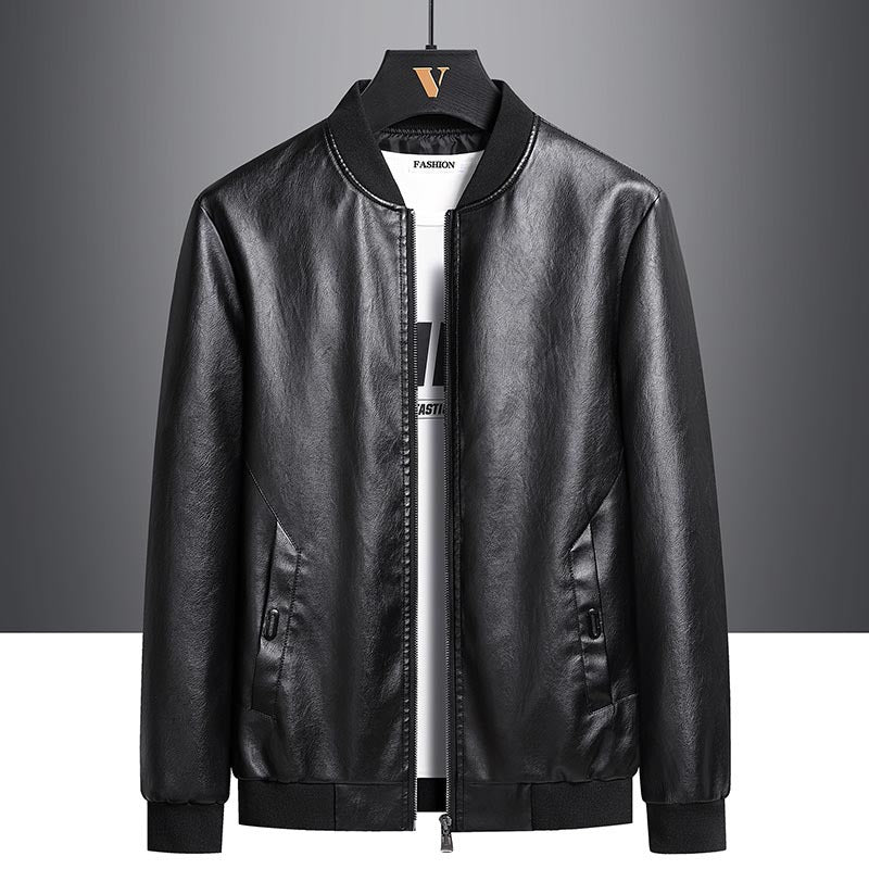 The Akshan Leather Fall Jacket